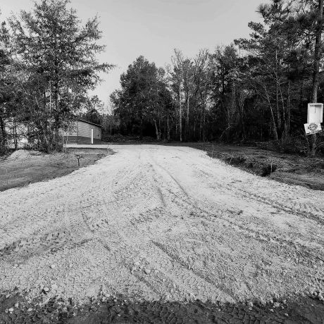 land clearing groundwork brown soil baker fl